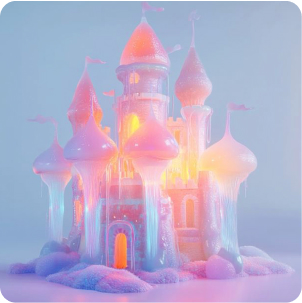 A dreamy castle, option 2