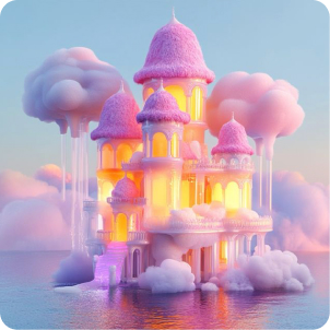 A dreamy castle, option 1